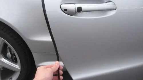 Vista 4 de 2006 – 2009 pontiac Solstice Negro Puerta Edge recortar Molding rollo 15 ft 2007 2008 06 07 08 09