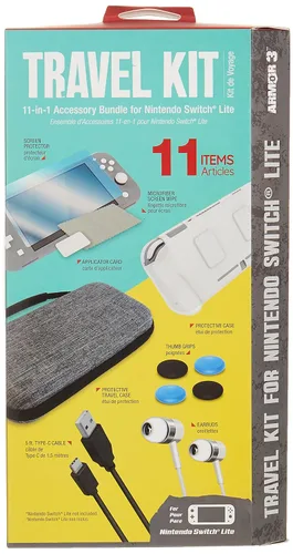Vista 5 de Armor3 Travel Kit for Nintendo Switch Lite
