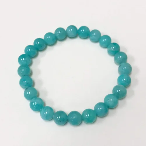 Vista 389 de Gem Avenue Handmade Round Bead Stretch Bracelet Unisex Natural Stone Beaded Jewelry for Men & Women, Elastic Wristband for Daily Wear