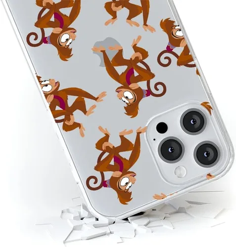 Vista 5 de ERT GROUP Funda de teléfono móvil para iPhone 13 PRO Original y con licencia oficial Disney Patrón Abu 001, funda parcialmente transparente hecha