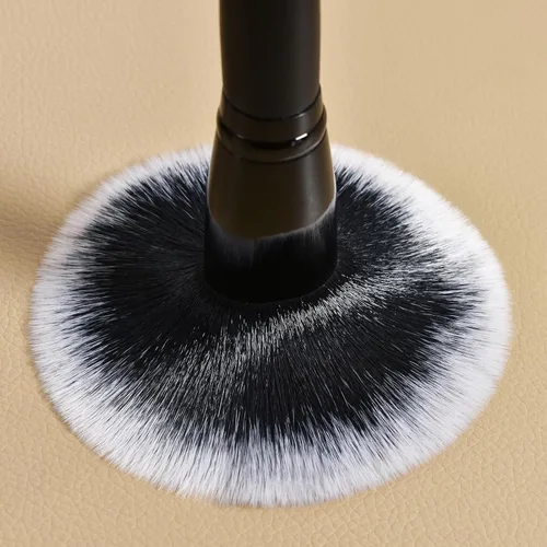 Vista 7 de Corrector de base de doble extremo, brocha de maquillaje con pelusa impecable, cepillo de cara grande, paquete de 2 piezas, ideal para líquidos