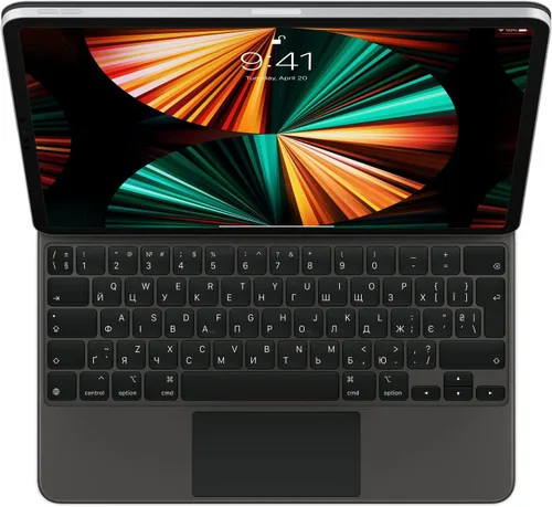 Vista 9 de Apple Magic Keyboard: Funda de teclado para iPad Pro de 11 pulgadas (1ª, 2ª, 3ª, 4ª generación) y iPad Air (4ª, 5ª generación y M2), gran