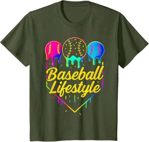 Vista 14 de Baseball Life Style 101 - Camiseta de béisbol para jóvenes
