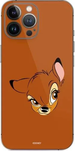 Vista 5 de Skinit Calcomanía para teléfono compatible con iPhone 15 Pro Max, diseño oficial de Disney Bambi y sus amigos