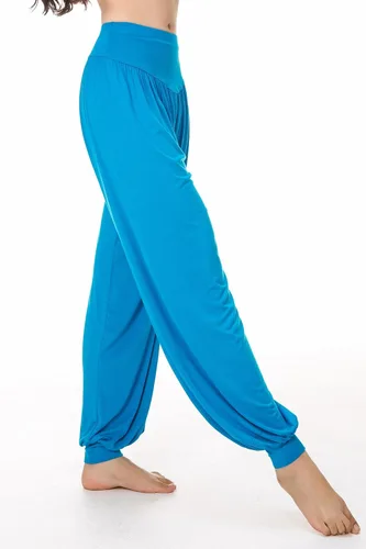 Vista 24 de Pantalones de algodón para mujer, elásticos, suaves, para yoga, deportes