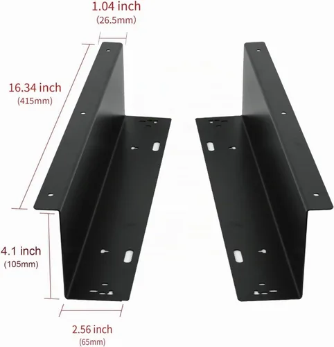 Vista 3 de HK SYSTEMS Soporte de metal de montaje bajo mostrador para cajón de efectivo de 16
