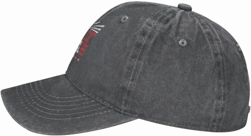 Vista 3 de BEROZA Dolly Reba 2024 - Gorra de béisbol desgastada para mujer, de algodón lavado de los años 90, ajustable, con correa trasera