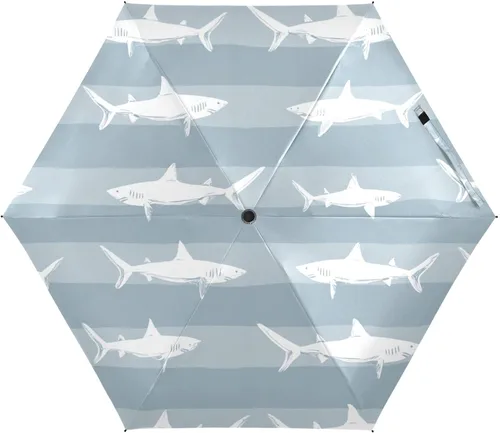 Vista 34 de Sombrilla de viaje plegable compacta con protección UV para 99% de protección UV, resistente al viento, a prueba de lluvia, pequeña sombrilla