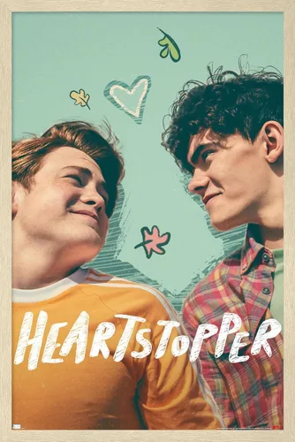 Vista 7 de Trends International Netflix Heartstopper: Temporada 1 - Póster de pared de una hoja Versión enmarcada Barnwood