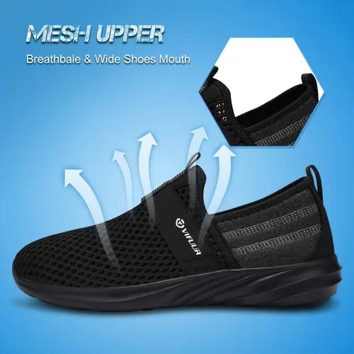 Vista 3 de VIFUUR Zapatos de agua para hombre y mujer zapatos deportivos para playa surf caminar kayak barco piscina