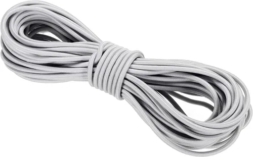 Vista 44 de PATIKIL Cuerda elástica elástica de 109 yardas (328.1 ft), cuerda elástica pesada de 0.059 in, albaricoque para manualidades, correas de gancho