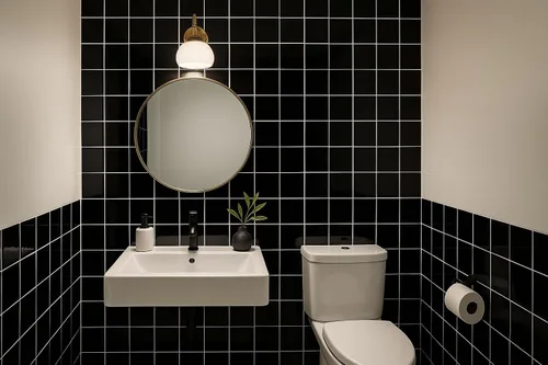 Vista 9 de Tenedos - Caja de 10 piezas para azulejos de cerámica brillantes de 4 1/4 pulgadas, para pared de baño y cocina, acabado brillante, aspecto clásico