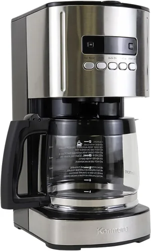 Vista 10 de Kenmore - Cafetera de goteo – Máquina de café programable de 12 tazas con jarra de vidrio, preparación regular y fuerte, apagado automático