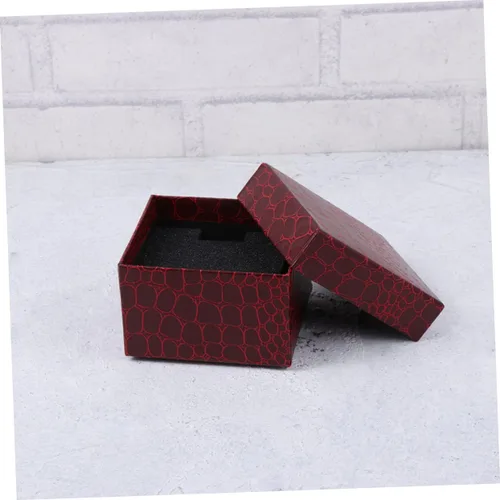 Vista 4 de 2 unids organizador de joyas para hombres cajas de reloj para hombres organizador de almacenamiento de joyas estuche para relojes de hombre caja