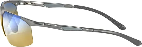 Vista 3 de Eagle Eyes Triumph - Gafas de sol polarizadas de aluminio mate con espejo azul flash