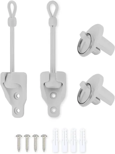 Vista 11 de Coolaroo - Piezas de repuesto para atar sombra y tapa de extremo con kit de anillo, resistencia a la intemperie, compatible con persianas