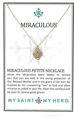 Vista 2 de My Saint My Hero Miraculous Mary Petite Necklace