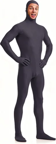 Vista 15 de VSVO Body completo Zentai de cara abierta de elastano para adultos y niños Verde militar