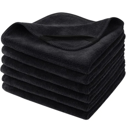 Vista 50 de SINLAND Paños faciales de microfibra de secado rápido toallita de lavado de 8 x 8 pulgadas paño de lavado facial absorbente suave paños removedores