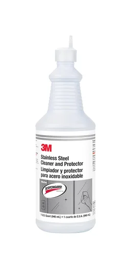 Vista 3 de 3M Limpiador y protector de acero inoxidable con Scotchgard, listo para usar con tapa abatible