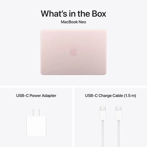 Vista 6 de Apple Laptop MacBook Neo 2026 de 13 pulgadas con chip A18 Pro: diseñada para inteligencia artificial y Apple Intelligence, pantalla de retina