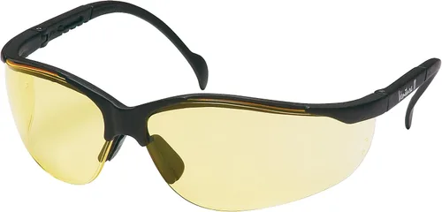 Vista 12 de Pyramex Venture II Safety Eyewear, Indoor/Outdoor Mirror Anti-Fog Lens Lente de espejo de E/S/marco azul metálico