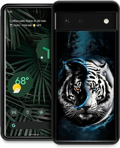Vista 300 de Compatible con Google Pixel 4A 5G Mobile Case Creative Acrylic Panel trasero Silicona Protección Grip especialmente diseñado para Google Pixel 4A 5G