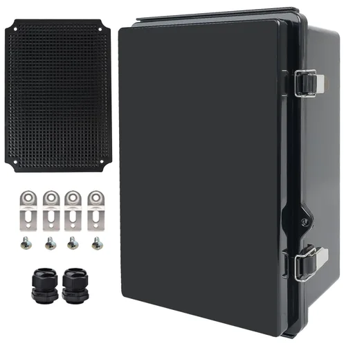 Vista 14 de Caja Eléctrica Impermeable para Exteriores Caja de Conexiones Resistente a la Intemperie IP67 Carcasa de Plástico ABS Caja de Proyecto
