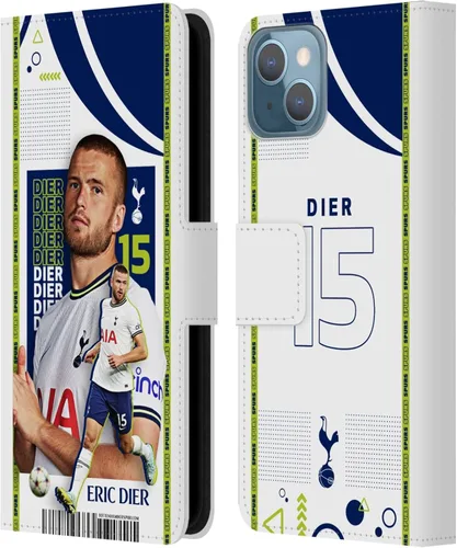 Vista 78 de Head Case Designs Officially Licensed Tottenham Hotspur F.C. Cristian Romero 2022/23 First Team Leather Wallet Case Compatible with Apple iPhone 11