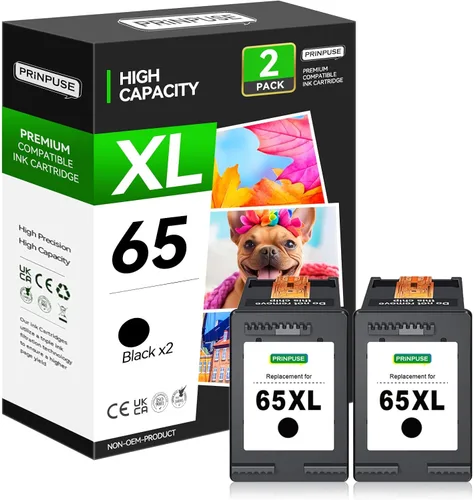 Vista 15 de 63XL - Cartucho de tinta negro remanufacturado para HP 63, compatible con impresora Officejet 3830 4650 4655 Envy 4520 3634 Deskjet 3630 1111