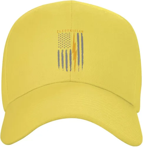 Vista 10 de Gorra de béisbol de electricista estadounidense con bandera de Estados Unidos