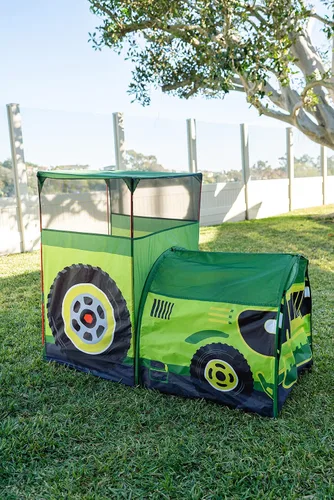 Vista 11 de Pacific Play Tents 20463 Tractor Play House Tent 56" x 45" x 28