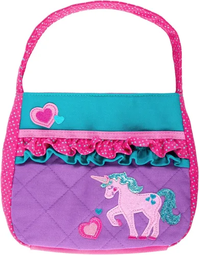 Vista 2 de Stephen Joseph las niñas Quilted Unicornio cartera y cartera