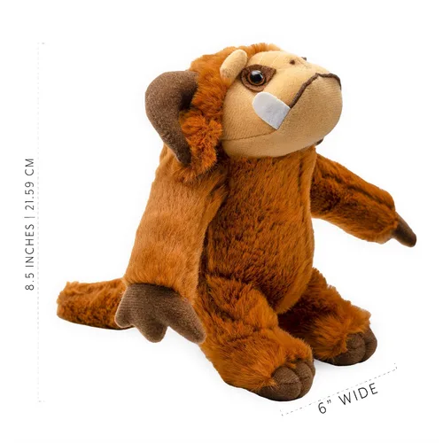 Vista 6 de Toy Vault Laberinto de peluche de Ludo, figura de peluche de la película Laberinto de Jim Henson