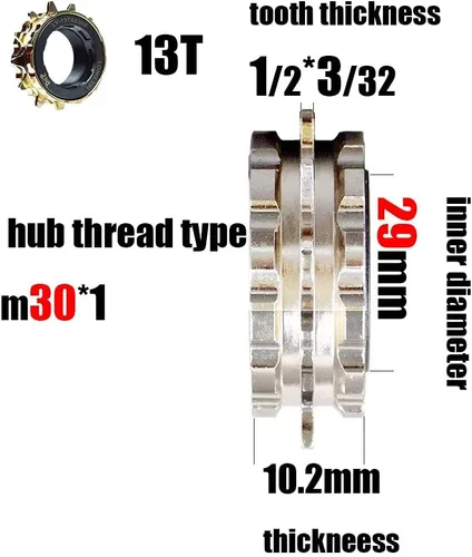 Vista 2 de DRIFT MANIAC DNP Single Speed Freewheel 13t/14t/15t