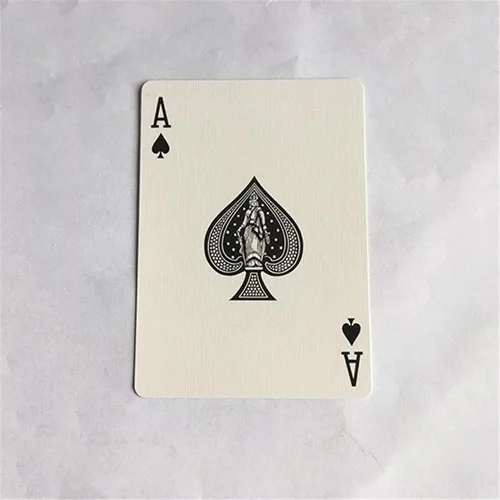 Vista 4 de ZQION Split Ace of Spades Trucos de magia de cerca Street Stage Tarjetas mágicas Gimmick Mago Props Card Magic Mentalism