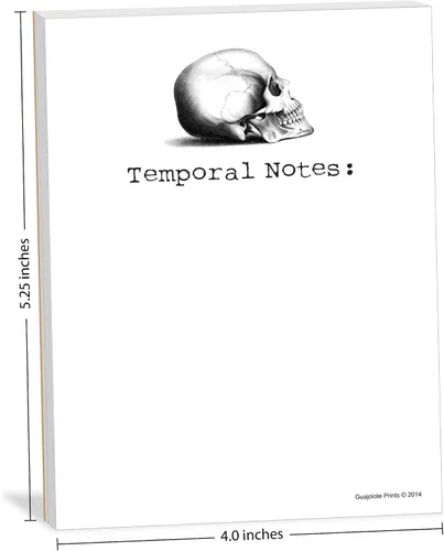 Vista 2 de Bloc de notas divertido para enfermeras y médicos, diseño de notas temporales, 4 x 5.25 pulgadas, 50 hojas