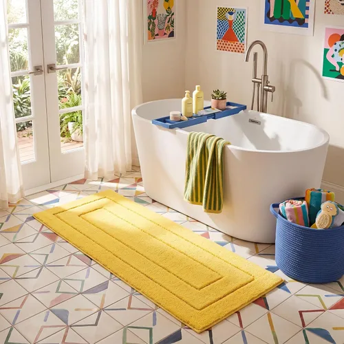 Vista 118 de GRANNY SAYS Alfombra de baño azul bebé de 16 x 24 pulgadas, alfombrilla