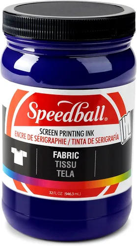 Vista 12 de Speedball Tinta de impresión de pantalla de tela, 8 onzas, color negro para impresión de camisetas y serigrafía