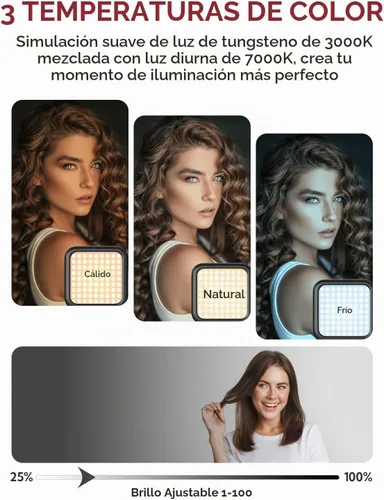 Vista 5 de USKEYVISION Kit de videoblogs para teléfono inteligente, micrófono de metal, luz Tiktok, YouTube, equipo de podcast para iPhone 16/15/14