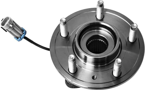 Vista 5 de Buje de rueda delantera y conjunto de rodamientos izquierdo o derecho compatible con Chevrolet Captiva Sport Equinox Pontiac Torrent Saturn Vue