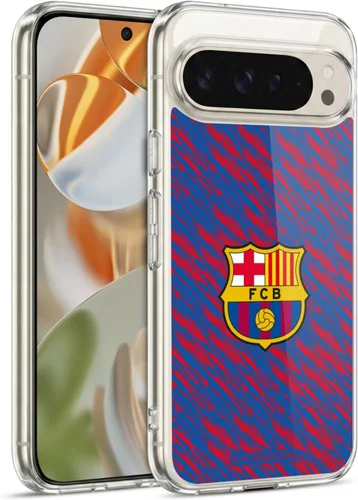 Vista 54 de Head Case Designs Funda de gel con licencia oficial del FC Barcelona Barca Crest Patterns [protección de grado militar] compatible con Google Pixel 3
