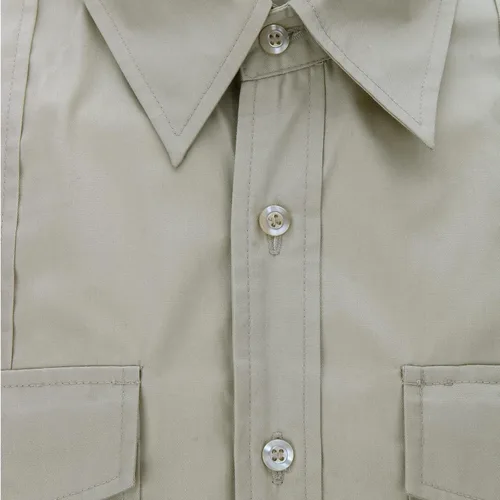 Vista 6 de Camisa de aventura para hombre Jones Jr., camisa de los Raiders Safari disfraz Dr. Henry Tops con bolsillos Halloween Cosplay traje