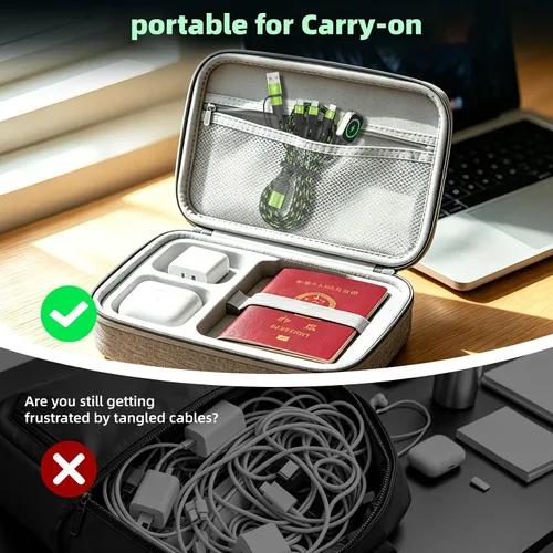 Vista 8 de Cable de carga múltiple 4 en 2 con cargador iWatch, 1 paquete de 5 Negro _ verde