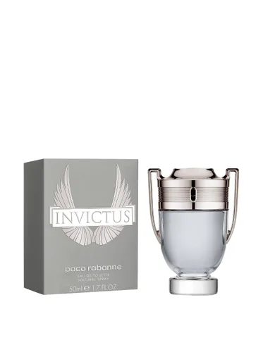 Vista 10 de Rabanne Invictus Eau de Toilette - Long Lasting Woody Aquatic Cologne for Men with Marine, Grapefruit & Guaiac Wood - Trophy Bottle French Fragrance