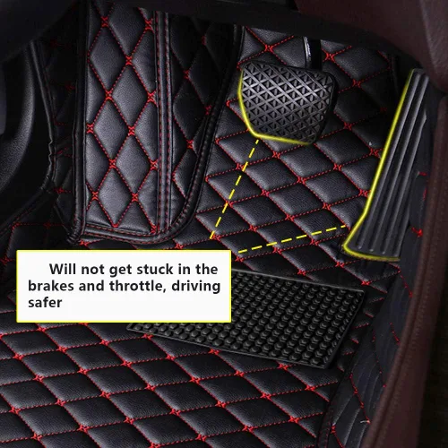 Vista 3 de SureKit Alfombrillas de coche compatibles con Buick GL8 2017-2018, sin reposabrazos, sin interruptor de tanque, forro de suelo, impermeable Gris