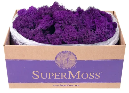 Vista 17 de SuperMoss 21786 Musgo de Reno Preservado Negro, Aprox. 3 lb Estuche a Granel
