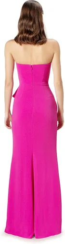 Vista 3 de Dress the Population Vestido largo ajustado Kai para mujer