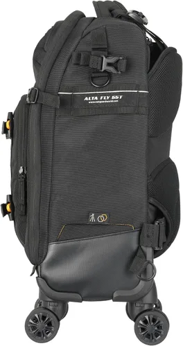Vista 2 de VANGUARD ALTA FLY 55T G2 DSLR - Mochila convertible para cámara, 8 ruedas giratorias/carretilla, capacidad de 22 litros, capacidad para laptop de 14