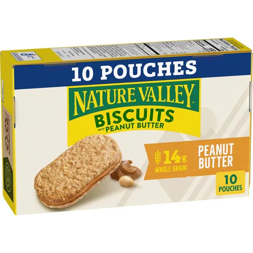 Vista 17 de Nature Valley Sándwiches de galletas, mantequilla de almendras, 5 unidades, 6.75 onzas (paquete de 12)